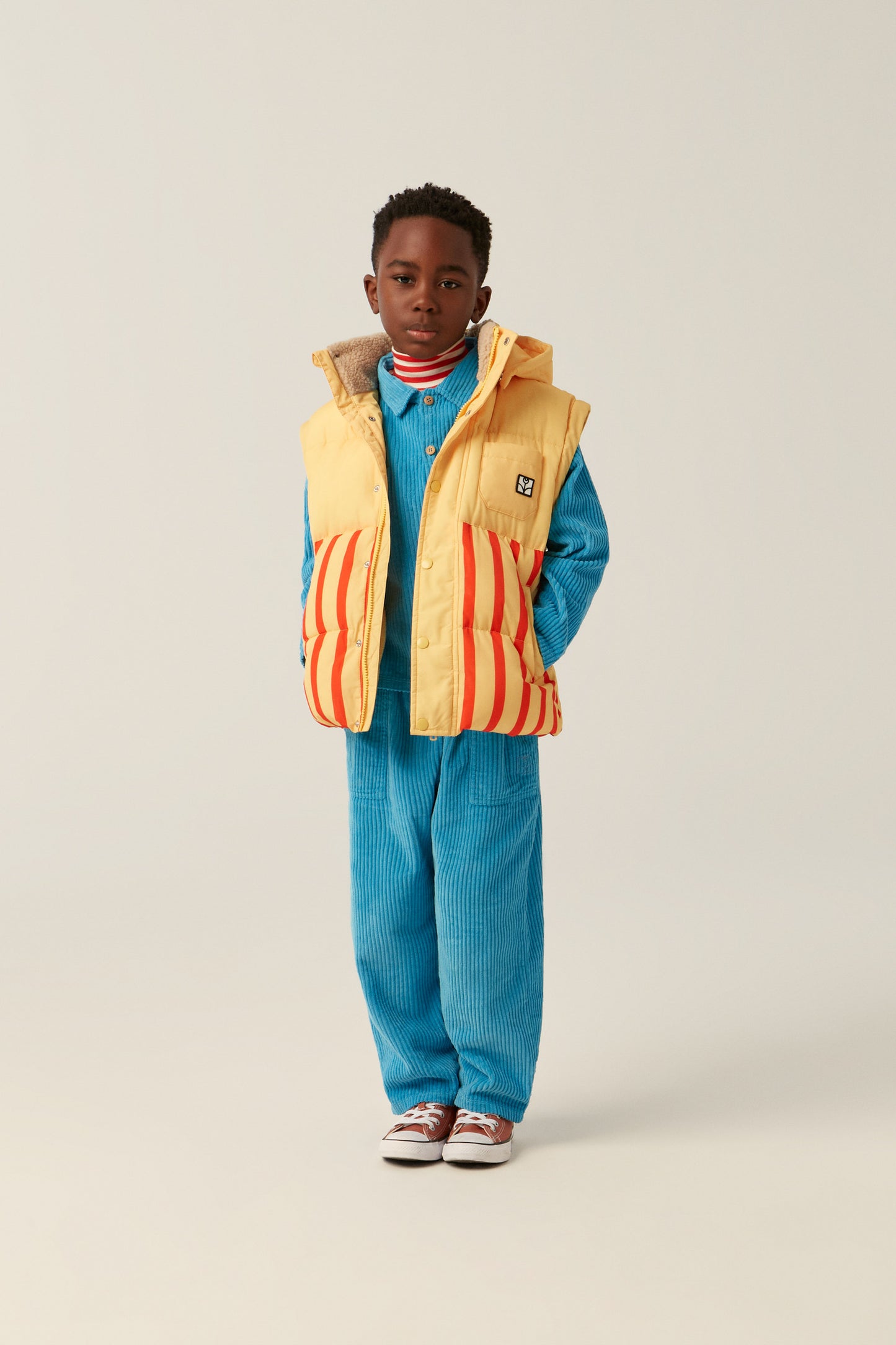 Campera Puffer Red Stripes - TALLE 5