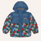 Campera Puffer Multicolor Flowers - TALLE 5