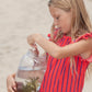 Vestido Terry Stripes rojo