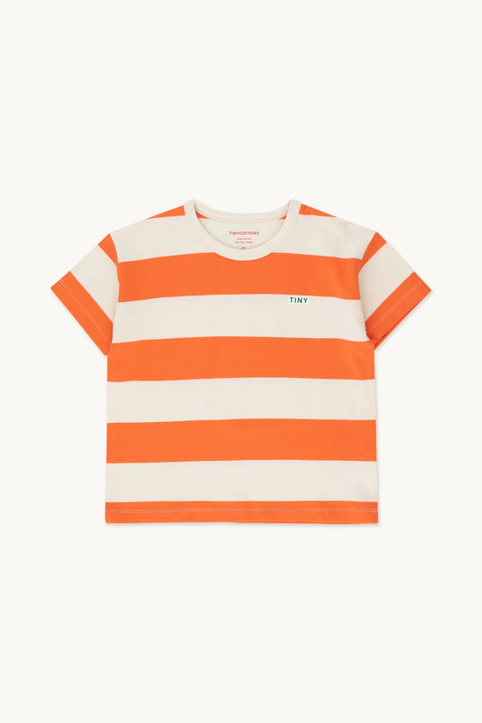 Remera Stripes naranja