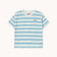 Remera Stripes celeste