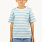 Remera Stripes celeste