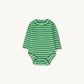 Body Stripes verde - TALLE 24 MESES