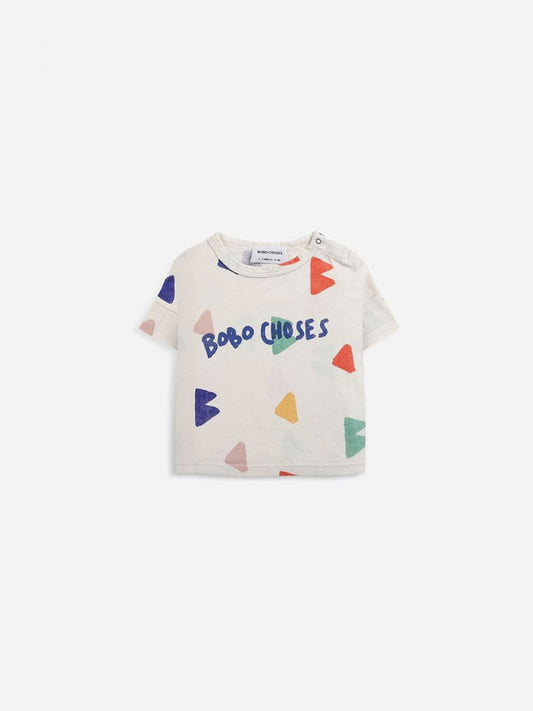 Remera Triangulos - TALLE 6 MESES